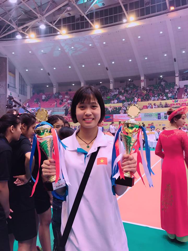 Hoàng Phương Anh từng khoác áo tuyển trẻ Việt Nam tham dự VTV Cup 2017 Hoàng Phương Anh từng khoác áo tuyển trẻ Việt Nam tham dự VTV Cup 2017