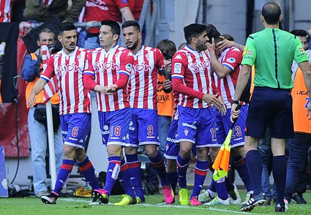 Chiến thắng trước Eibar không đủ để giúp Gijon trụ hạng