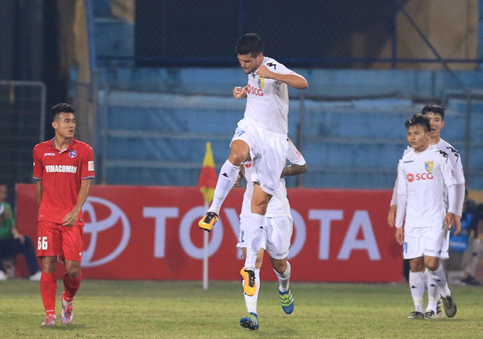 Silva là một trong những nhân tố quan trọng của Hà Nội FC doi hinh ha noi vs hagl, hagl vs ha noi, van cong, van thanh, van hau, thanh luong