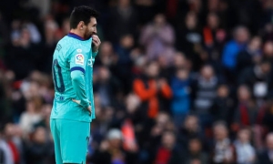 Messi mờ nhạt, Barca vỡ vụn tại hang Dơi Messi mờ nhạt, Barca vỡ vụn tại hang Dơi