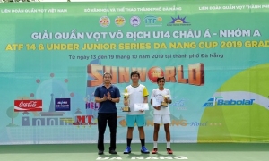 Tài năng trẻ Việt Nam vô địch giải quần vợt U14 châu Á Tài năng trẻ Việt Nam vô địch giải quần vợt U14 châu Á