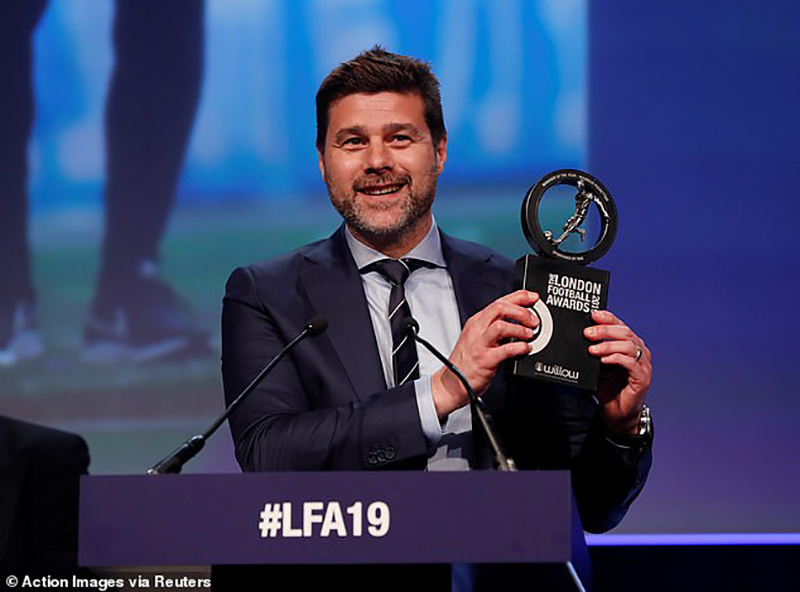 HLV Pochettino nhận giải HLV xuất sắc nhất năm Son Heung-min, hàn quốc, Son Heung-min giành giải thưởng, Tottenham, Premier League, cầu thủ xuất sắc nhất năm