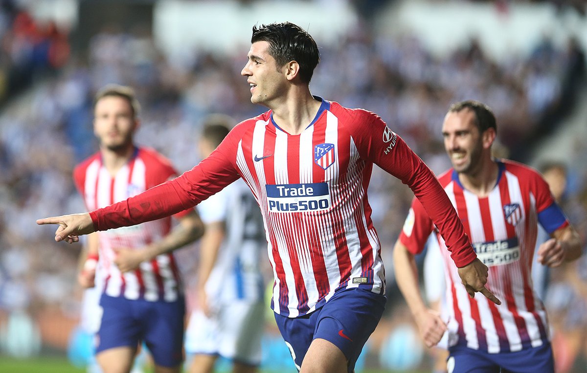 Morata tỏa sáng cho Ateltico Morata, Atletico 2-0 Sociedad, Atletico Madrid, Morata ghi bàn, video bàn thắng, kết quả Altetico Madrid, La Liga, kết quả La Liga
