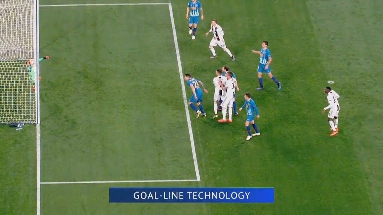 Goal-line có vấn đề goal-line sai lầm, ronaldo hat-trick, bàn thắng ronaldo không hợp lệ, trọng tài, juventus 3-0 atletico, goal-line