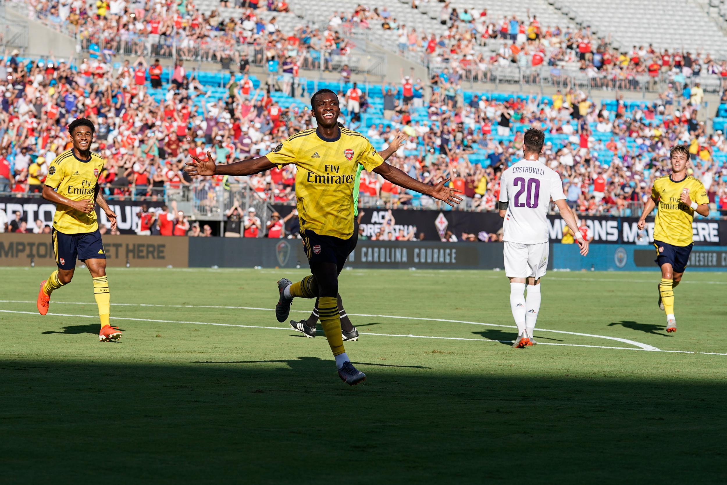 Nketiah tiếp tục tỏa sáng trong màu áo Arsenal Trực tiếp Arsenal vs Fiorentina, Arsenal vs Fiorentina, Arsenal, Fiorentina, link xem Arsenal vs Fiorentina, ICC 2019