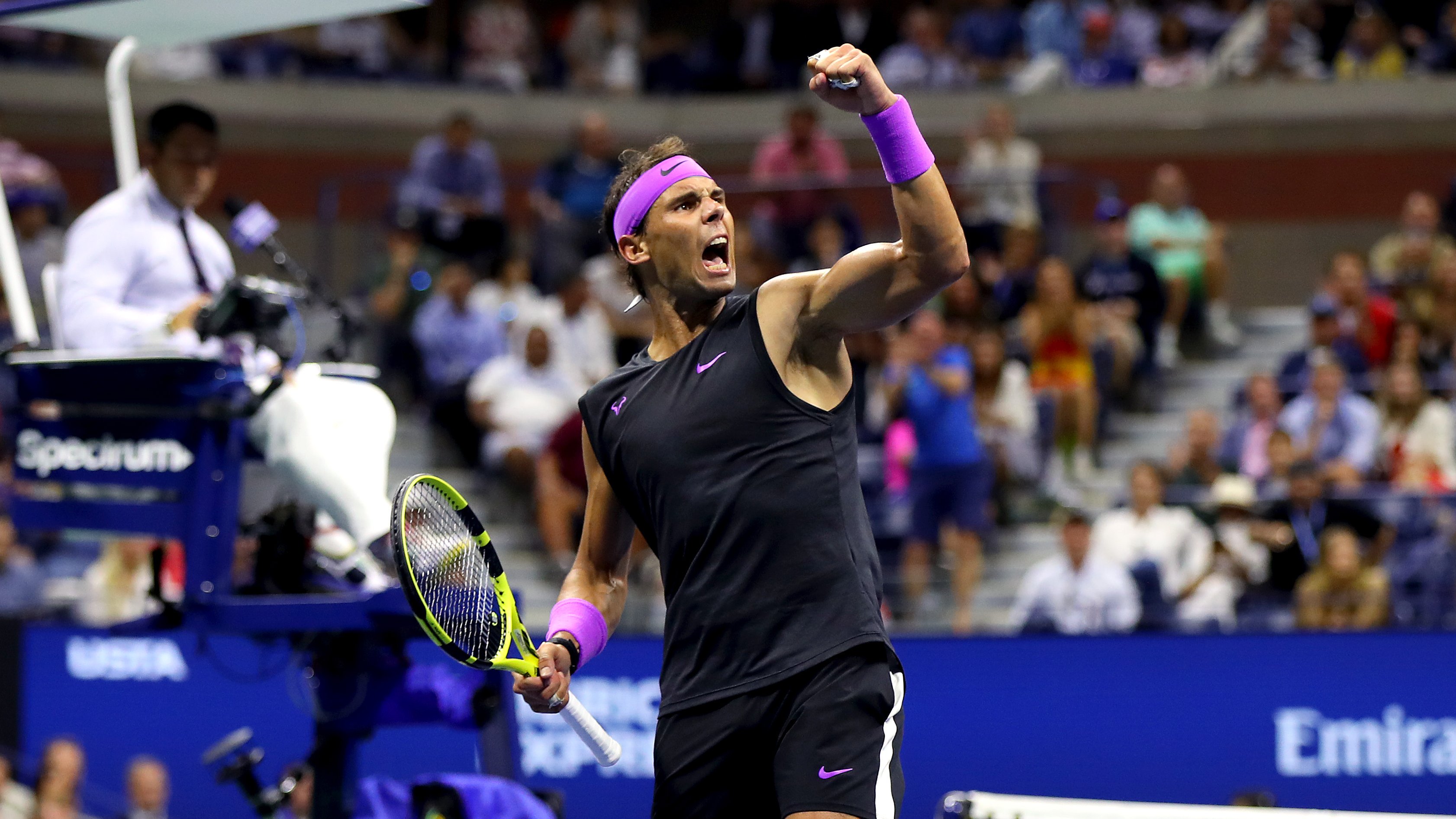 Nadal có thắng lợi ngọt ngào. Ảnh: ATP US Open, kết quả Nadal vs Medvedev, Mỹ mở rộng, tennis, trực tiếp tennis, Nadal vs Medvedev, Nadal
