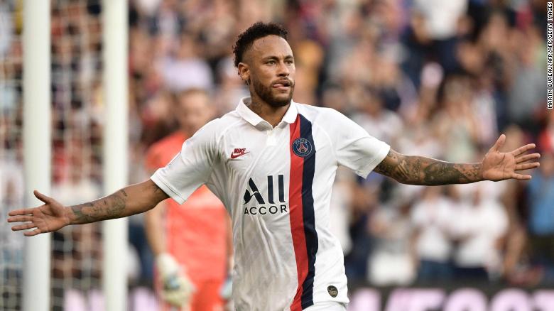 Neymar được giảm án treo giò xuống còn 2 trận. Ảnh: CNN Neymar, PSG, PSG vs Real, Cúp C1, Champions League, Neymar bị treo giò