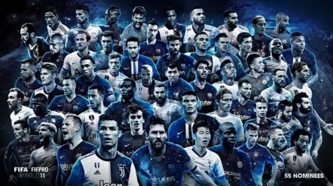 Những ứng viên cho đề cử đội hình tiêu biểu của năm. Ảnh: Internet FIFA The Best, trực tiếp FIFA The Best, kết quả FIFA The Best, Ronaldo, Messi, Van Dijk