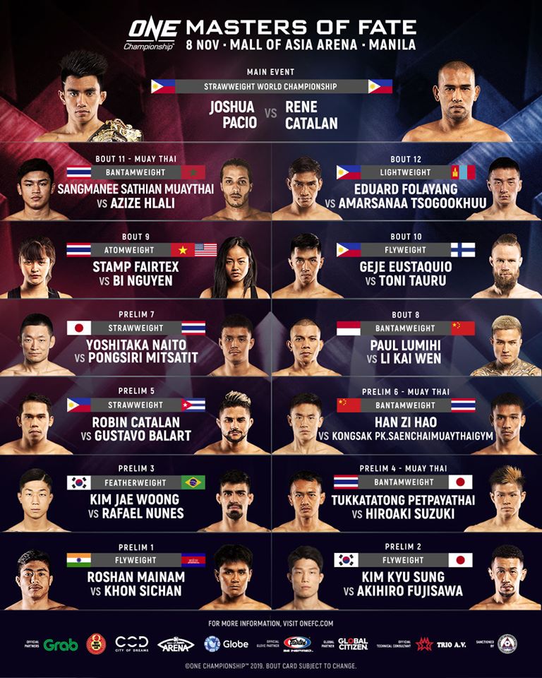 Lịch thi đấu của ONE: MASTERS OF FATE Trực tiếp ONE Championship, ONE Championship, Bi Nguyễn, Bi Nguyễn đấu nhà vô địch Thái Lan, Bi Nguyễn vs Stamp Fairtex, ONE: MASTER OF FATE