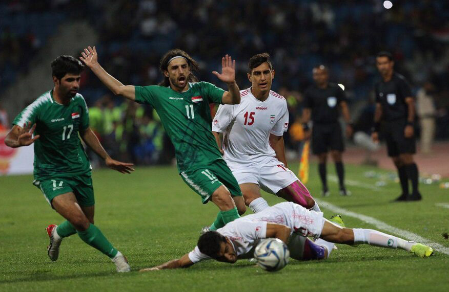 Trận đấu giữa Iraq và Iran diễn ra với chất lượng chuyên môn rất cao. Ảnh: Internet Iraq vs Iran, Iran thua, kết quả vòng loại World Cup 2022, VL World Cup, Iraq, Iran, đội bóng số 1 châu Á
