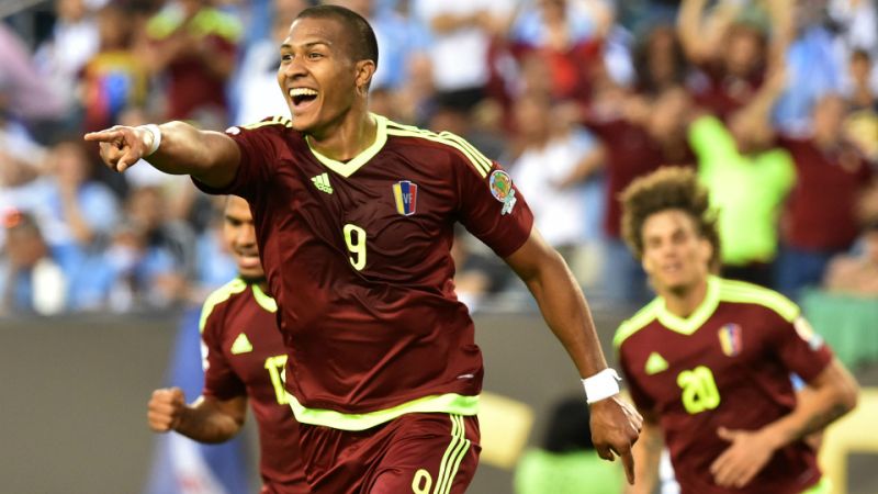 Rondon tỏa sáng với một cú hat-trick. Ảnh: Internet Kết quả Nhật Bản vs Venezuela, Nhật Bản vs Venezuela, Nhật Bản, Venezuela, vòng loại World Cup 2022