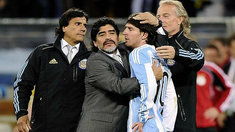 maradona va messi