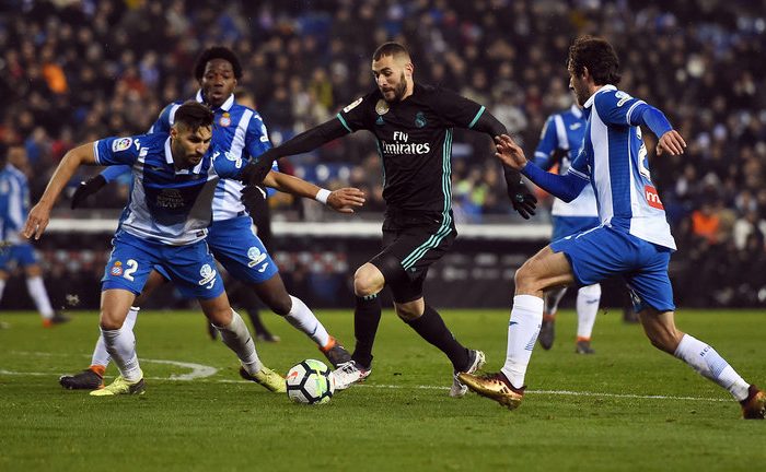 Espanyol là con mồi ưa thích của Real. Ảnh: Marca real vs espanol danh chiem ngoi dau