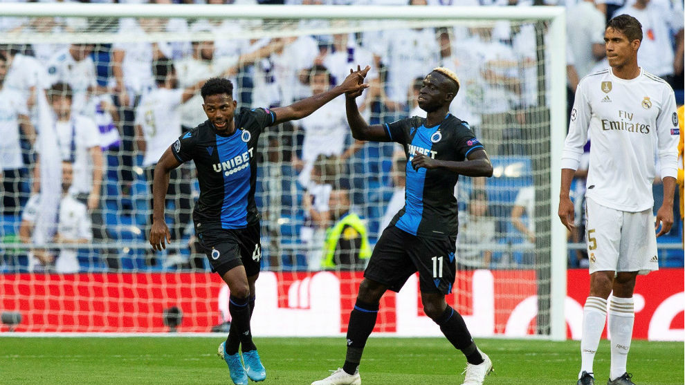 Club Brugge đã có một trận đấu quả cảm ở lượt đi. Ảnh: Getty. brugge vs Real