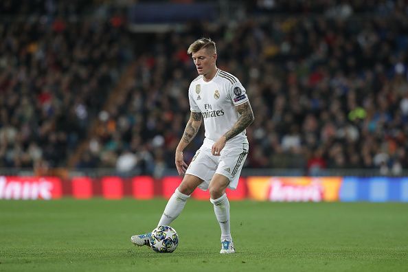 Toni Kroos luôn là 'trái tim' của Real. Ảnh: Getty 5 cau thu xuat sac nhat