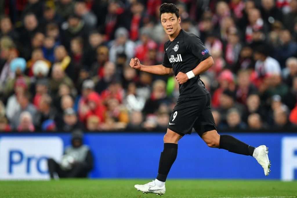 Chân sút chủ lực của Salzburg. Ảnh: Getty hwang hee chan everton