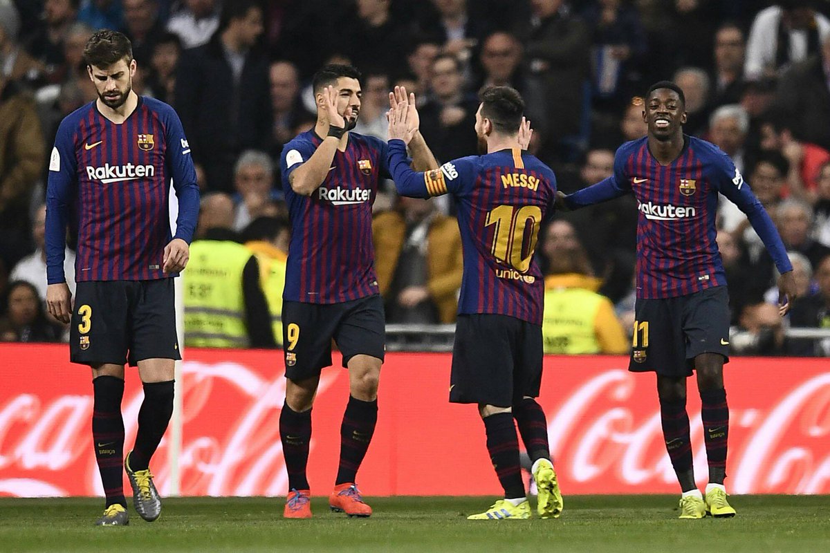 Barcelona thắng đậm Real 3-0 và tiến vào trận chung kết Cúp Nhà vua Tây Ban Nha Kết quả Real vs Barca, tỷ số Real vs Barca, video bàn thắng Real vs Barca, Real vs Barca, Real Madrid vs Barcelona, Real Madrid, Barcelona