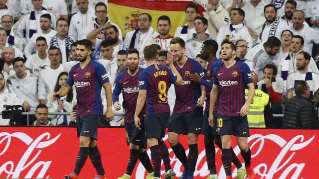 Rakitic ghi bàn duy nhất trong trận đấu Ket qua Real vs Barca, ty so real vs barca, ket qua real madrid vs barcelona, video ban thang real vs barca,