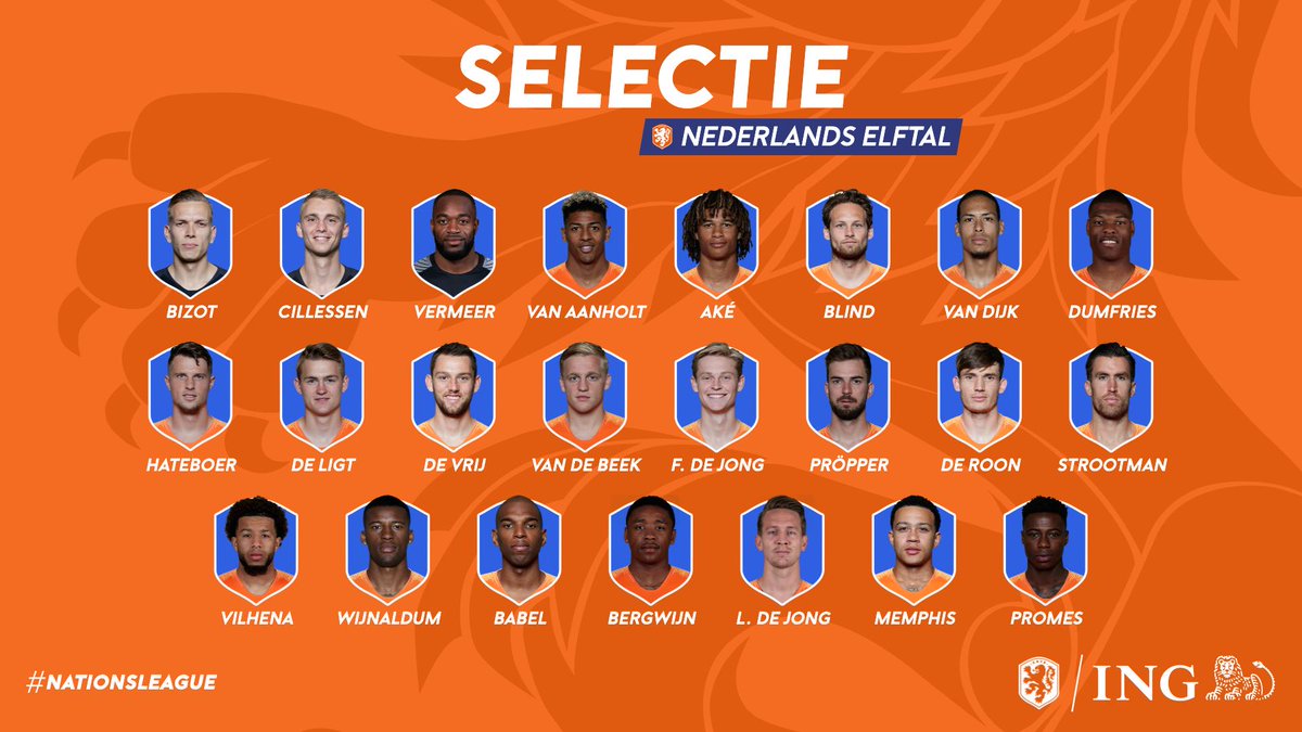 Danh sách đội tuyển Hà Lan dự Nations League Nations league, hà lan, nations league hà lan, koeman, hà lan vs anh, nations, uefa nations league, đt hà lan