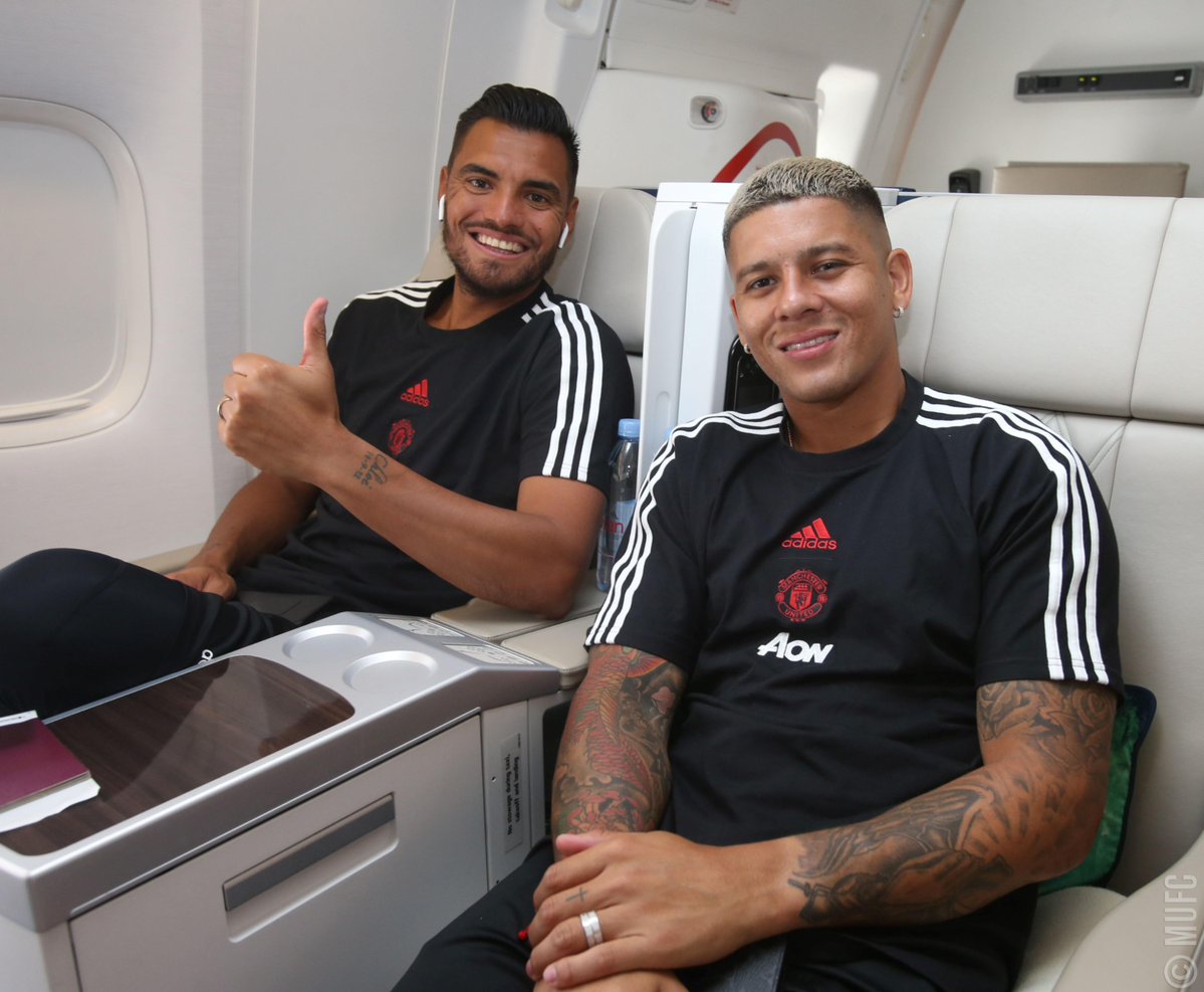 Rojo cùng người đồng hương Sergio Romero MU, man utd, man united, mu tour, du đấu hè mu, mu du đấu, mu hè 2019, lịch du đấu hè mu, pogba, lukaku, sanchez