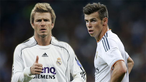 Beckham vẫn được yêu mến ở Real bale, zidane, beckham, trung quốc, bale zidane, bale real, bale trung quốc, bale beckham, gareth bale, real madrid