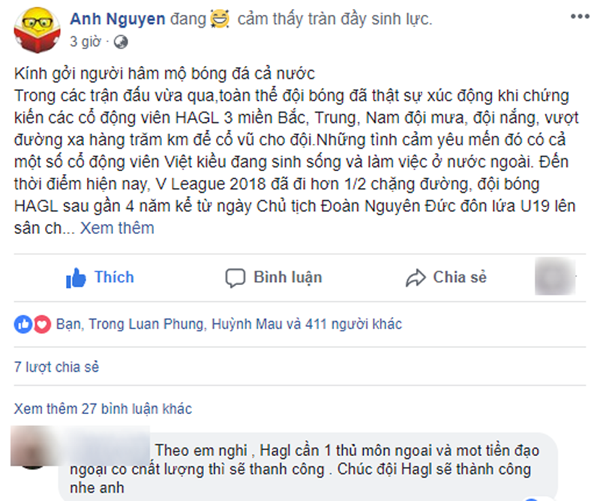 Trưởng đoàn HAGL tiết lộ đội bóng đang có kế hoạch tăng cường sức mạnh nhân sự bóng đá Việt Nam, V-League, tin tức V-League, HAGL, Công Phượng, Xuân Trường