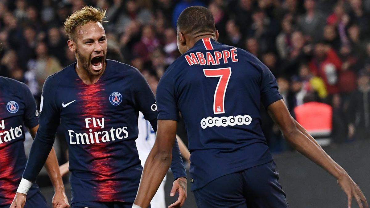 Neymar và Mbappe sẵn sàng mang về 3 điểm cho PSG. Ảnh: AFP PSG vs Angers, trực tiếp PSG vs Angers, link xem PSG vs Angers, trực tiếp bóng đá, xem trực tiếp bóng đá