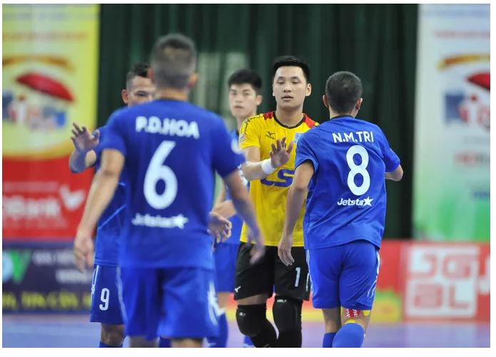 Tân binh Sahako cán đính với vị trí thứ hai giải VĐQG Futsal 2019 Thái Sơn Nam, Sahako, futsal Khánh Hòa, HLV Phạm Minh Giang, VĐQG futsal