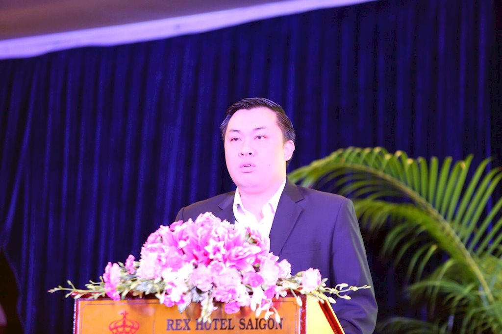 Ông Cao Văn Chóng phát biểu tại buổi lễ