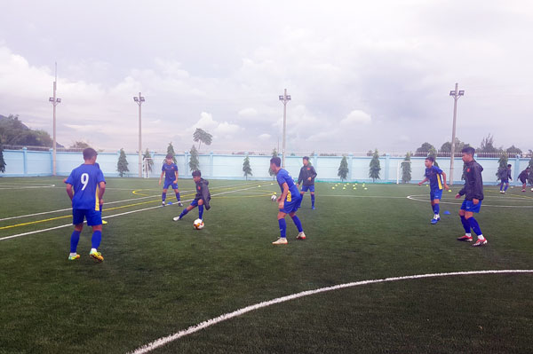 U15 Việt Nam tập luyện