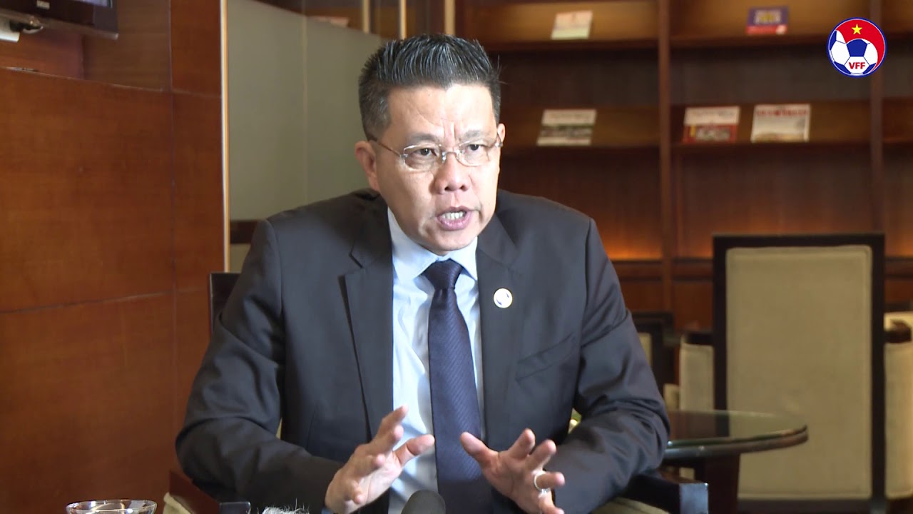 Ông Khiev Sameth đánh giá cao thành công của bóng đá Việt Nam (ảnh: VFF)