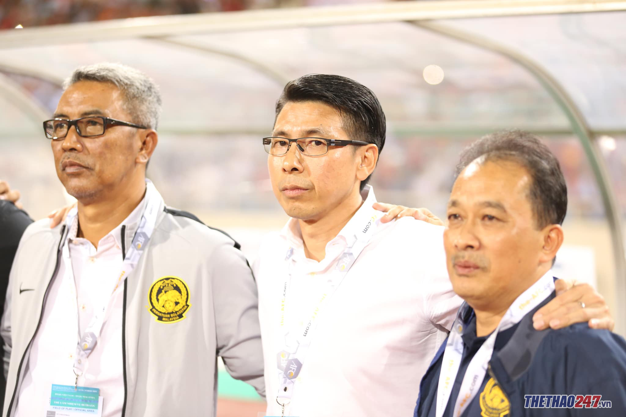 FIFA cảnh cáo Malaysia vì ông Tan bỏ họp báo sau trận thua Việt Nam (ảnh: Kiên Lê)