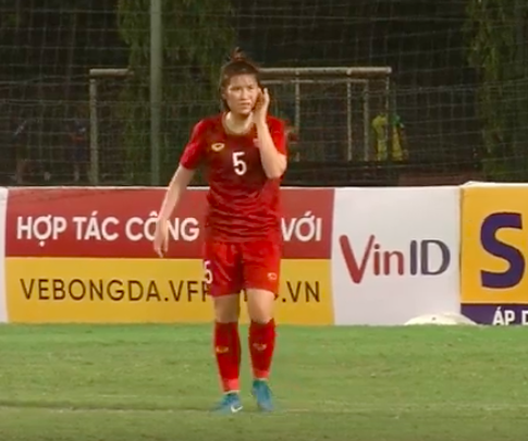 Lan Anh chỉ đạo tốt hàng phòng ngự của U19 nữ Việt Nam vòng loại U19 nữ châu Á 2019, đội tuyển u19 nữ việt nam, u19 nữ, u19 việt nam vs u19 iran