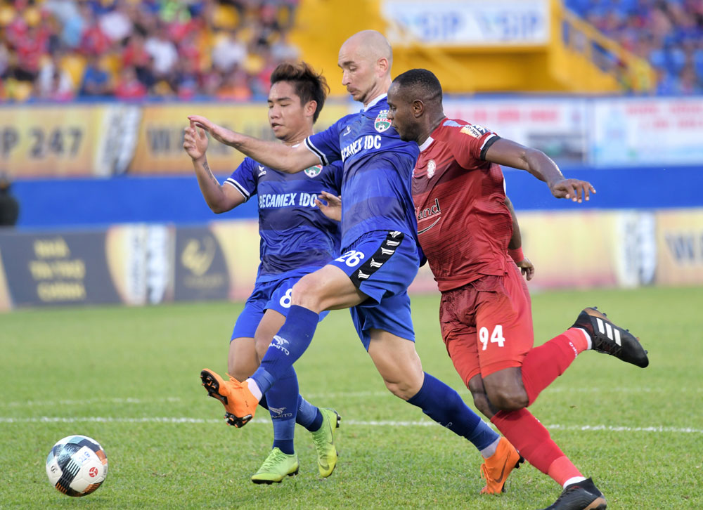 Victor Mansaray sẽ có cơ hội trong cuộc đọ sức trực tiếp TPHCM vs Bình Dương Trực tiếp TPHCM vs Bình Dương, trực tiếp tphcm, trực tiếp bình dương, tphcm vs bình dương, trực tiếp bình dương vs tphcm