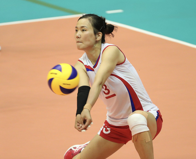Jong Jin Sim có thể thi đấu tốt ở mọi vị trí trên sân jong jin sim, vtv cup 2019, việt nam vs triều tiên, bóng chuyền vtv cup 2019, chủ công đội tuyển triều tiên