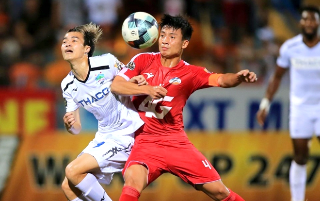 Trung vệ đội trưởng Bùi Tiến Dũng sẽ vắng mặt vì bị treo giò hagl vs viettel, vòng 20 v-league 2019, CLB HAGL, CLB viettel, lee tae-hoon, đội hình ra sân HAGL vs Viettel