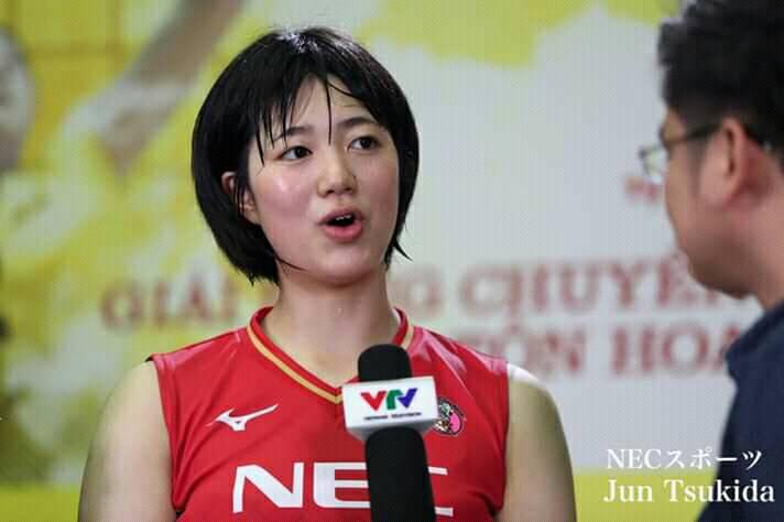 Ayumi Yoshida sinh năm 2000, năm nay cô 19 tuổi vtv cup 2019, hot girl bóng chuyền, nec red rockets, nữ vđv bóng chuyền xinh đẹp, hoa khôi vtv cup 2019