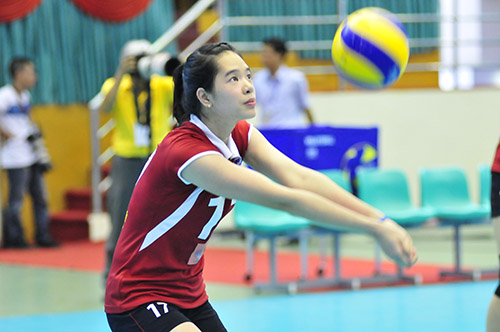 Thanh Thuý từng cùng đội tuyển Việt Nam gặt hái nhiều thành công ở đấu trường khu vực và châu lục lê thanh thuý, vtv cup 2014, hoa khôi vtv cup 2014, sea games 30, đội tuyển bóng chuyền nữ việt nam