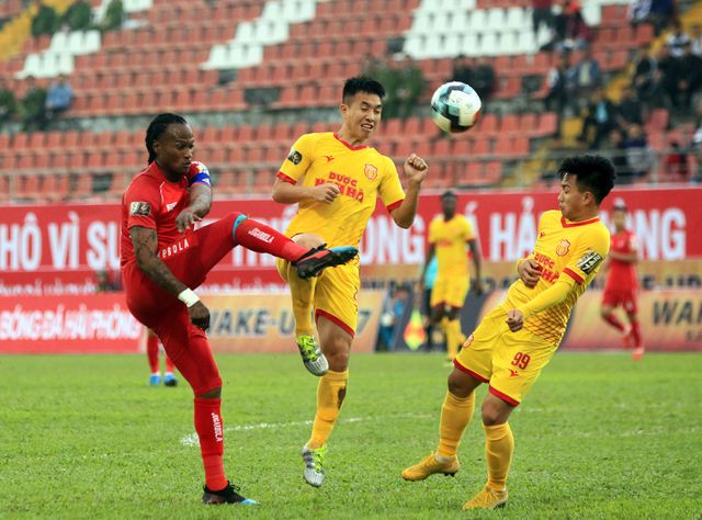 Hải Phòng trụ hạng thành công sau khi Thanh Hóa thất bại trước Viettel Kết quả Nam Định vs Hải Phòng, vòng 25 v-league 2019, nam định vs hải phòng, trực tiếp nam định