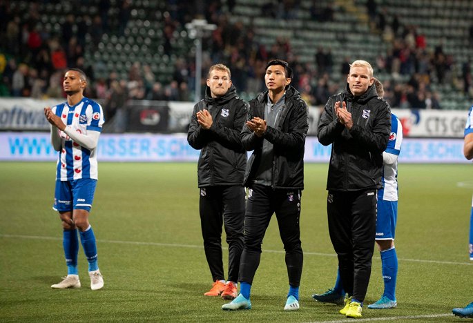 Đoàn Văn Hậu liên tục góp mặt trong danh sách đăng ký thi đấu của Heerenveen đoàn văn hậu, Heerenveen vs Graafschap, giải vđqg hà lan, đoàn văn hậu kiến tạo, video đoàn văn hậu