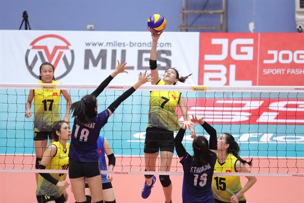 Việt Nam giành quyền vào chơi chung kết SEA Games 30 doi tuyen bong chuyen nu viet nam