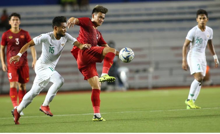 U22 Việt Nam đã đánh bại U22 Indonesia với tỷ số 2-1 ở vòng bảng