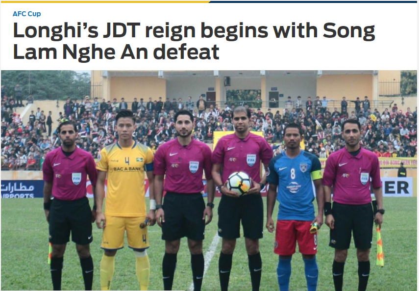 Triều đại mới của JDT đã thất bại trước sức mạnh của SLNA slna, afc cup, phan van duc, malaysia