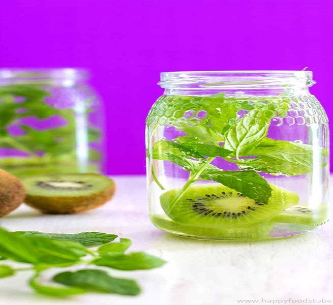 Detox kiwi bạc hà công thức detox giảm cân