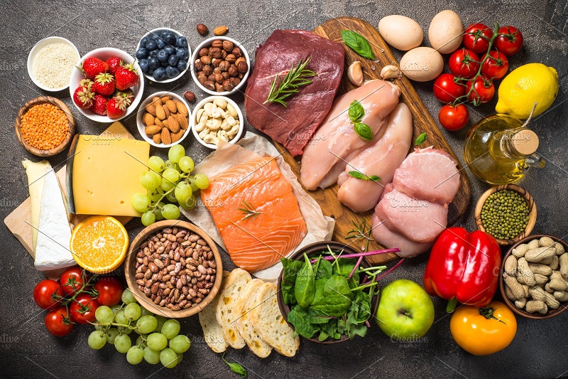 Ăn thực phẩm ít tinh bột, nhiều xơ, giàu protein chế độ ăn giảm cân