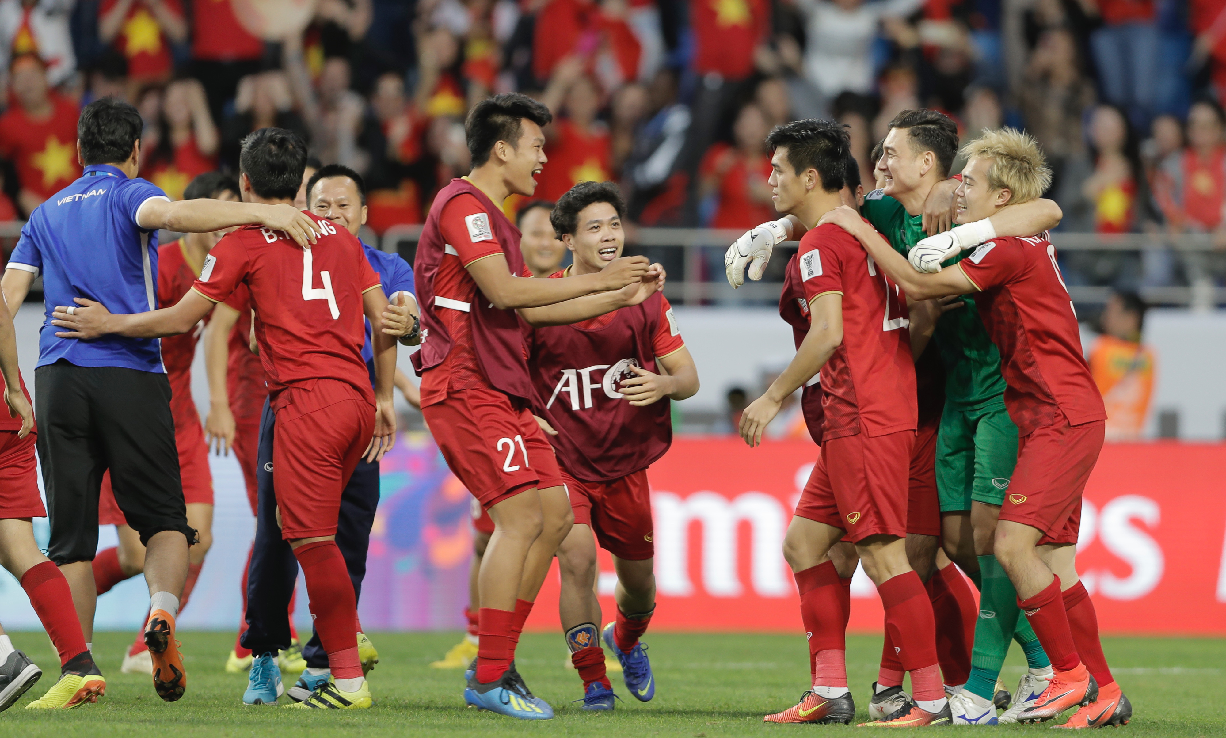 Việt Nam đã thực sự vươn đến tầm châu lục hay chưa? Ảnh: AFC vn2
