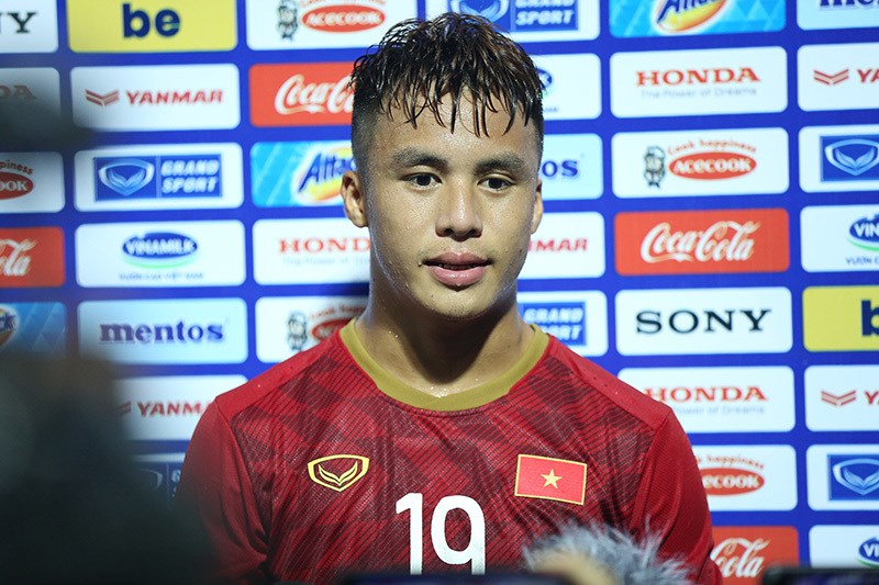 Trọng Long cần nỗ lực nhiều hơn để duy trì phong độ tới SEA Games 30. Ảnh: S.N trong long 2