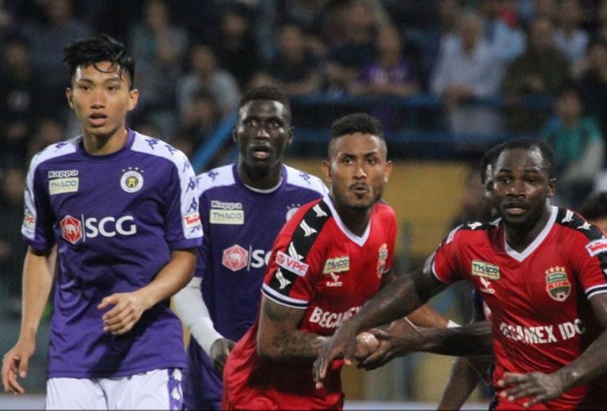 Chung kết AFC Cup 2019 chưa phản ánh Việt Nam đã vượt Thái Lan. Ảnh: Ngọc Bảo ha noi vs binh duong
