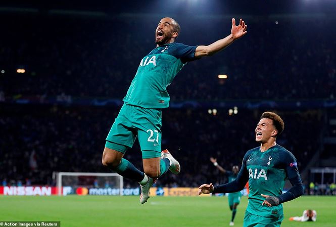 Người hùng Lucas Moura Ajax 2-3 Tottenham, kết quả Ajax 2-3 Tottenham, kết quả Ajax vs Tottenham, Ajax vs Tottenham, bán kết C1, kết quả C1
