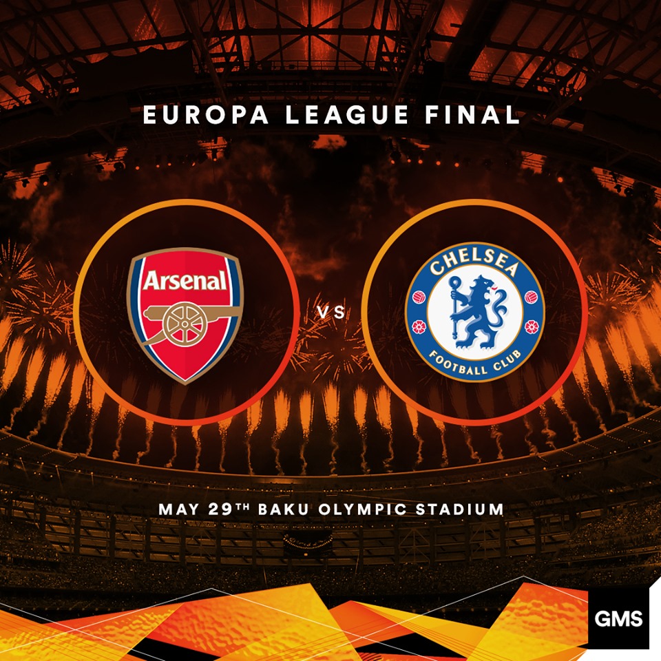 Arsenal và Chelsea sẽ đối đầu tại trận chung kết chung kết Europa League, chung kết c2, lịch thi đấu chung kết Europa League, lịch thi đấu chung kết c2, thời gian địa điểm chung kết europa league